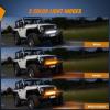 imageNilight 20Inch OffRoad LED Light Bar 420W 3 Lighting Modes WhiteAmberWhiteampampAmber Driving Fog Light Spot Flood Lights with 16AWG Wiring Harness for Truck Car ATV SUV Jeep BoatAmber White 3 Modes