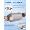 imageNilight Catalytic Converter for Ford F250 F350 Super Duty 68L ampamp 54L 2000 2001 2002 2003 2004 2005 2006 2007Custom Fit Cat EPA Standard20082011 Chevy HRR