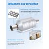 imageNilight Catalytic Converter for Ford F250 F350 Super Duty 68L ampamp 54L 2000 2001 2002 2003 2004 2005 2006 2007Custom Fit Cat EPA Standard225 inches InletOutlet