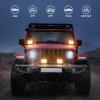 imageNilight Side Shooter Light Bar 2 PCS 43 Inch Triple Row Spot Flood Combo for Off Road Fog Driving Work Lighting on Truck SUV ATV UTVAmber White 3 modes