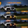 imageNilight Side Shooter Light Bar 2 PCS 43 Inch Triple Row Spot Flood Combo for Off Road Fog Driving Work Lighting on Truck SUV ATV UTVAmber White 3 modes