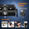 imageNilight Side Shooter Light Bar 2 PCS 43 Inch Triple Row Spot Flood Combo for Off Road Fog Driving Work Lighting on Truck SUV ATV UTVAmber White 3 modes