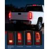 imageNilight Taillight Assembly Compatible with 2003 2004 2005 2006 Chevy Silverado 1500 1500HD 2500 2500HD 3500 2007 Chevrolet Classic Incandescent Type Upgrade LED Tube Tail Lights Rear Brake LampsLED Red