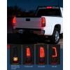 imageNilight Taillight Assembly Compatible with 2003 2004 2005 2006 Chevy Silverado 1500 1500HD 2500 2500HD 3500 2007 Chevrolet Classic Incandescent Type Upgrade LED Tube Tail Lights Rear Brake LampsLED Smoke