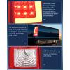 imageNilight Taillight Assembly Compatible with 2003 2004 2005 2006 Chevy Silverado 1500 1500HD 2500 2500HD 3500 2007 Chevrolet Classic Incandescent Type Upgrade LED Tube Tail Lights Rear Brake LampsLED RedC Shape