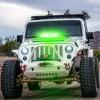 imageNilight 12 Inch LED Light Bar Green Triple Row 240W Spot Flood Combo Off Road Driving Fog Fishing Hunting Emergency Safety Lighting for UTV Pickup Van Boat Tractor