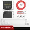 imageNilight Dual Battery Isolator Kit Smart Adjustable 12V 140 AMP Auto Manual Voltage Sensitive Relay VSR Automatic Disconnect Switch Delay Setting Waterproof for Truck Car Van RV ATV UTV Marine Boat140 Amp Kit