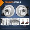 imageNilight Fog Light Assembly Compatible with 2011 2012 2013 2014 Chrysler 300 Bumper Driving Lamps with Projector Lens and H11 12V 55W Halogen Bulbs Driver Side and Passenger Side0709 JeepDodge0610 Chrysler Clear