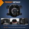 imageNilight Fog Light Assembly Compatible with 2011 2012 2013 2014 Chrysler 300 Bumper Driving Lamps with Projector Lens and H11 12V 55W Halogen Bulbs Driver Side and Passenger Side0709 JeepDodge0610 Chrysler Clear