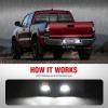imageNilight License Plate Lights Compatible with 1996 1997 1998 1999 2000 2001 2002 2003 2004 2005 2006 2007 2008 2009 2010 2011 2012 2013 20142022 Toyota 4Runner 6500K White Clear Lens 2PCS PackRed 19952004 Tacoma