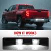 imageNilight License Plate Lights Compatible with 1996 1997 1998 1999 2000 2001 2002 2003 2004 2005 2006 2007 2008 2009 2010 2011 2012 2013 20142022 Toyota 4Runner 6500K White Clear Lens 2PCS Pack20142023 Chevy SilveradoGMC Sierra