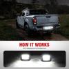 imageNilight License Plate Lights Compatible with 1996 1997 1998 1999 2000 2001 2002 2003 2004 2005 2006 2007 2008 2009 2010 2011 2012 2013 20142022 Toyota 4Runner 6500K White Clear Lens 2PCS PackBlack 20072021 Frontier20072015 TitanXterra