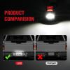 imageNilight License Plate Lights Compatible with 1996 1997 1998 1999 2000 2001 2002 2003 2004 2005 2006 2007 2008 2009 2010 2011 2012 2013 20142022 Toyota 4Runner 6500K White Clear Lens 2PCS PackRed 19902014 Ford F15019832011 Ford Ranger