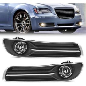 imageNilight Fog Light Assembly Compatible with 2011 2012 2013 2014 Chrysler 300 Bumper Driving Lamps with Projector Lens and H11 12V 55W Halogen Bulbs Driver Side and Passenger Side20112014 Chrysler 300