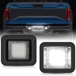 imageNilight License Plate Lights Compatible with 1996 1997 1998 1999 2000 2001 2002 2003 2004 2005 2006 2007 2008 2009 2010 2011 2012 2013 20142022 Toyota 4Runner 6500K White Clear Lens 2PCS PackWhite 20152020 F150