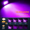 imageNilight 4 Inch Amber LED Light Pods 2PCS Triple Row 60W Flood Spot Combo Offroad Driving Fog Lighting for 12V 24V Pickup Truck ATV UTV SUVPurple Led Pods
