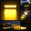 imageNilight 6 Inch Blue LED Light Pods 2 PCS 60W Flood Spot Combo Beam Off Road Driving Fog Fishing Hunting Emergency Safety Signal Deck Trailer Lighting for 12V 24V ATV UTV Pickup Truck Tractor BoatAmber Light Black House