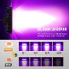 imageNilight 6 Inch Blue LED Light Pods 2 PCS 60W Flood Spot Combo Beam Off Road Driving Fog Fishing Hunting Emergency Safety Signal Deck Trailer Lighting for 12V 24V ATV UTV Pickup Truck Tractor Boat60W Led Pods 2Pcs Purple