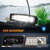 imageNilight 6 Inch Blue LED Light Pods 2 PCS 60W Flood Spot Combo Beam Off Road Driving Fog Fishing Hunting Emergency Safety Signal Deck Trailer Lighting for 12V 24V ATV UTV Pickup Truck Tractor Boat60W Led Pods 2Pcs White