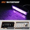 imageNilight 6 Inch Blue LED Light Pods 2 PCS 60W Flood Spot Combo Beam Off Road Driving Fog Fishing Hunting Emergency Safety Signal Deck Trailer Lighting for 12V 24V ATV UTV Pickup Truck Tractor Boat60W Led Pods 2Pcs Purple