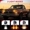 imageNilight 6 Inch Blue LED Light Pods 2 PCS 60W Flood Spot Combo Beam Off Road Driving Fog Fishing Hunting Emergency Safety Signal Deck Trailer Lighting for 12V 24V ATV UTV Pickup Truck Tractor Boat60W Led Pods 2Pcs Amber White