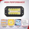 imageNilight Flush Mount LED Light Pods 2PCS 6 Inch 39W Amber White 3 Lighting Modes Fog Lights Spot Flood Beam with Dual Control 18AWG Wiring Harness for Truck Pickup Golf Cart UTV ATV SUV Boat 4x4 CarAmberWhite 3 Modes 62x34 Rectangular