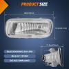 imageNilight Fog Light Assembly Compatible with 1999 2000 2001 2002 2003 Ford F150 2004 F150 Heritage 19992003 F250 Super Duty 19992002 Ford Expedition Clear Lens Driver and Passenger Side20042006 F150 Clear