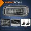 imageNilight Fog Light Assembly Compatible with 1999 2000 2001 2002 2003 Ford F150 2004 F150 Heritage 19992003 F250 Super Duty 19992002 Ford Expedition Clear Lens Driver and Passenger Side20042006 F150 Smoke