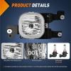 imageNilight Fog Light Assembly Compatible with 1999 2000 2001 2002 2003 Ford F150 2004 F150 Heritage 19992003 F250 Super Duty 19992002 Ford Expedition Clear Lens Driver and Passenger Side20082010 F250F550