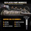 imageNilight Ignition Coil Pack Fit for Toyota Chevy Prizm Pontiac Vibe Corolla Matrix Celica MR2 Spyder 2000 2001 2002 2003 2004 2005 2006 2007 2008 18 L4 OE UF247 UF315 C1249 Ignition Coils Set of 4Toyota Lexus Pontiac 0817 UF596 UF619 C1714 4PCS