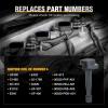 imageNilight Ignition Coil Pack Fit for Toyota Chevy Prizm Pontiac Vibe Corolla Matrix Celica MR2 Spyder 2000 2001 2002 2003 2004 2005 2006 2007 2008 18 L4 OE UF247 UF315 C1249 Ignition Coils Set of 4Honda Civic Pilot Acura 0109 UF400 C1460 4PCS