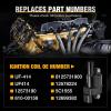 imageNilight Ignition Coil Pack Fit for Toyota Chevy Prizm Pontiac Vibe Corolla Matrix Celica MR2 Spyder 2000 2001 2002 2003 2004 2005 2006 2007 2008 18 L4 OE UF247 UF315 C1249 Ignition Coils Set of 4Chevy GMC Cadillac V8 20022017 UF414 5C1555 8PCS