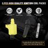 imageNilight Ignition Coil Pack Fit for Toyota Chevy Prizm Pontiac Vibe Corolla Matrix Celica MR2 Spyder 2000 2001 2002 2003 2004 2005 2006 2007 2008 18 L4 OE UF247 UF315 C1249 Ignition Coils Set of 4Ford CROWN F150 19982008 DG508 DG457 DG472 8PCS