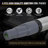imageNilight Ignition Coil Pack Fit for Toyota Chevy Prizm Pontiac Vibe Corolla Matrix Celica MR2 Spyder 2000 2001 2002 2003 2004 2005 2006 2007 2008 18 L4 OE UF247 UF315 C1249 Ignition Coils Set of 4Toyota Lexus Pontiac 0817 UF596 UF619 C1714 4PCS