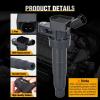 imageNilight Ignition Coil Pack Fit for Toyota Chevy Prizm Pontiac Vibe Corolla Matrix Celica MR2 Spyder 2000 2001 2002 2003 2004 2005 2006 2007 2008 18 L4 OE UF247 UF315 C1249 Ignition Coils Set of 4Kia Hyundai Santa 20082016 UF611 C1667 C1669 4PCS