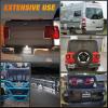 imageNilight LED License Plate Light wBracket Mount Waterproof Courtesy Step Tag Dome Cargo Lights Chrome Housing 12V for Truck Trailer RV UTV ATV Camper BoatLicense Plate Light wBracket