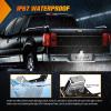 imageNilight LED License Plate Light wBracket Mount Waterproof Courtesy Step Tag Dome Cargo Lights Chrome Housing 12V for Truck Trailer RV UTV ATV Camper BoatLicense Plate Light wBracket