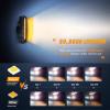 imageNilight LED Pod Light 24W 4 Inch 2PCS Yellow Flood Beam Driving Lights Pods IP67 Waterproof Auxiliary Offroad Lighting for Truck Tractor SUV ATV UTV Golf Cart Boat Motorcycle Dirt Bike2Pcs WhiteAmber Lights