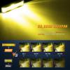 imageNilight LED Pod Light 24W 4 Inch 2PCS Yellow Flood Beam Driving Lights Pods IP67 Waterproof Auxiliary Offroad Lighting for Truck Tractor SUV ATV UTV Golf Cart Boat Motorcycle Dirt Bike2Pcs Amber Side Shooter Lights