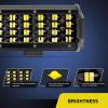 imageNilight Led Pods 2Pcs 65 Inch 72W 7000LM Quad Row Light Bar Flood Spot Combo Driving Lamp Off Road LED Work Lights for Van Camper Wagon Car Pickup Golf Cart ATV UTV SUV Truck Boat 4x4