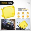 imageNilight Light Bar Cover for 4 Inch LED Pods 2 PCS Yellow Protective Durable Polycarbonate Lens Waterproof Dustproof ScratchProof for DoubleRow Off Road Driving LightingYellow