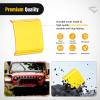 imageNilight Light Bar Cover for 4 Inch LED Pods 2 PCS Yellow Protective Durable Polycarbonate Lens Waterproof Dustproof ScratchProof for DoubleRow Off Road Driving LightingYellow