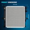 imageNilight Radiator for Ford Mustang 2005 2006 2007 2008 2009 2010 2011 2012 2013 2014 37L 40L 46L 50L V6 V8 RWDPerformance Aluminum Replacement OEMFord Explorer 19982001