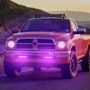 imageNilight Slim LED Light Bar 2Pcs 7 Inch 16LED Single Row Spot Flood Combo Amber Off Road Work Driving Fog Turn Signal Lighting for 12V 24V ATV UTV Pickup Truck Tractor BoatPurple 7Inch 16LED 2Pcs