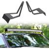 imageNilight 52 inch LED Light Bar Bracket Mounting Upper Windshield Roof Cab Brackets Compatible with Ford F250 F350 4WD 2WD 19992015