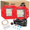 Flush Mount LED Pods Red Shell