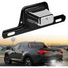 imageNilight LED License Plate Light wBracket Mount Waterproof Courtesy Step Tag Dome Cargo Lights Chrome Housing 12V for Truck Trailer RV UTV ATV Camper BoatLicense Plate Light wBracket
