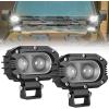 2Pcs 4Inch 48W Lights White