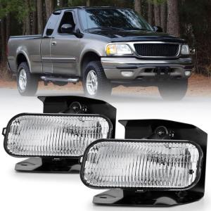imageNilight Fog Light Assembly Compatible with 1999 2000 2001 2002 2003 Ford F150 2004 F150 Heritage 19992003 F250 Super Duty 19992002 Ford Expedition Clear Lens Driver and Passenger Side19992003 Ford F150