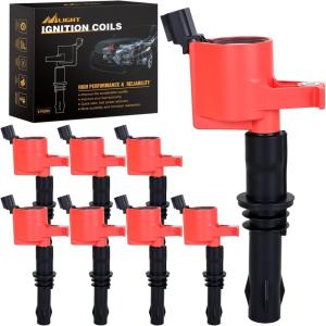 imageNilight Ignition Coil Pack Fit for Toyota Chevy Prizm Pontiac Vibe Corolla Matrix Celica MR2 Spyder 2000 2001 2002 2003 2004 2005 2006 2007 2008 18 L4 OE UF247 UF315 C1249 Ignition Coils Set of 4Ford Lincoln 19992008 DG511 C1541 FD508 8PCS